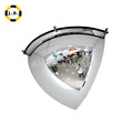 arylic quarter dome mirror 90 degree view